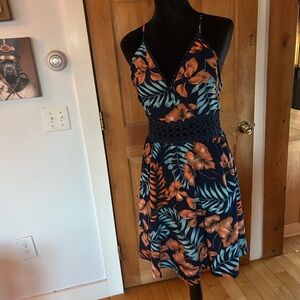 Floral Spaghetti Strap Dress
